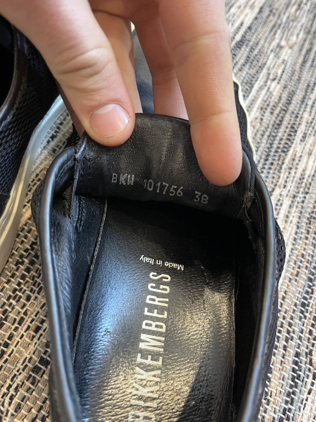 Dirk Bikkembergs × Vintage Dirk Bikkembergs Leather Sneakers Slipons shoes minimalistic Size US 8 / IT 38 - 10 Thumbnail
