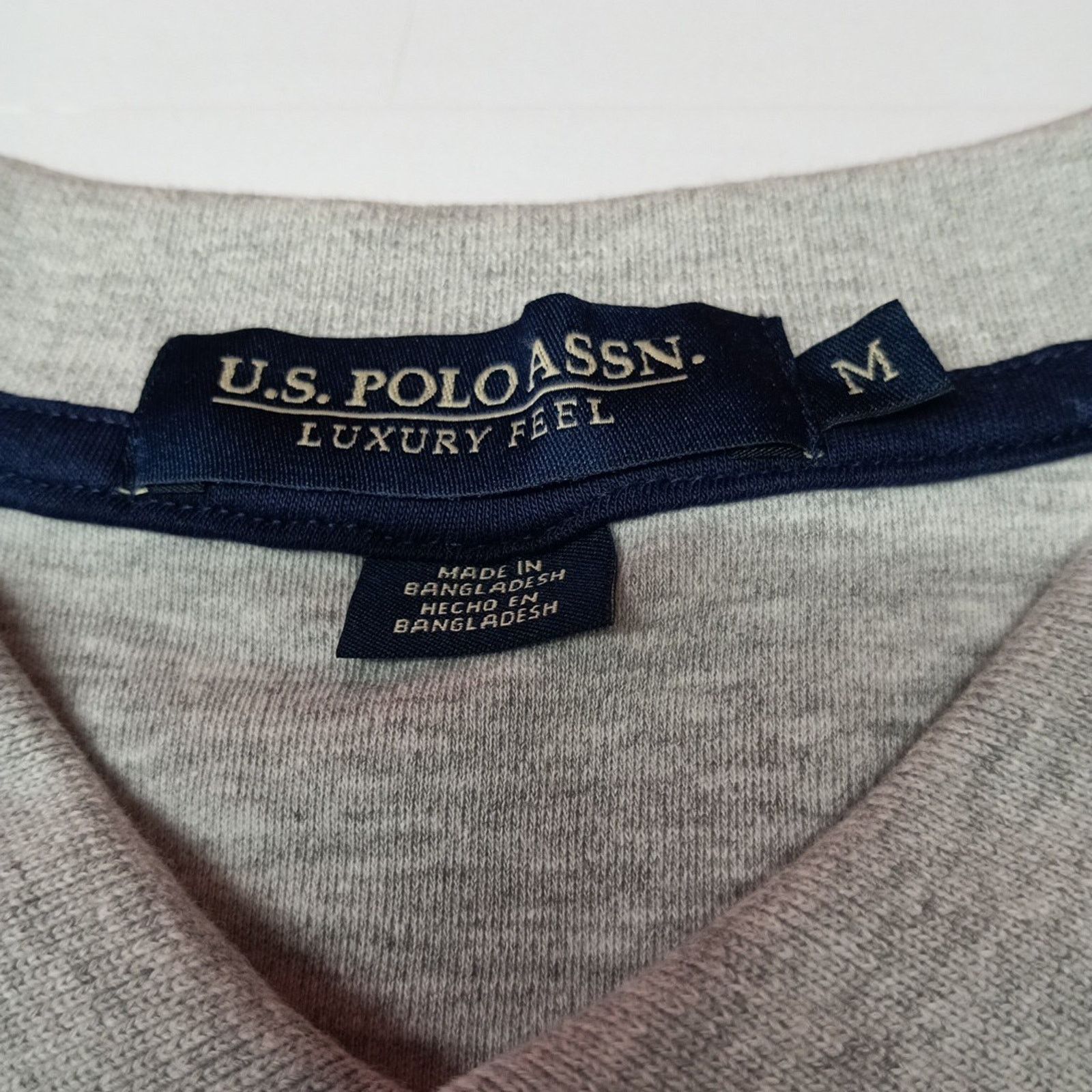 U.S. Polo Assn. U.S. Polo Assn Polo Shirt Gray Men's Size M Luxury Feel Size US M / EU 48-50 / 2 - 3 Thumbnail