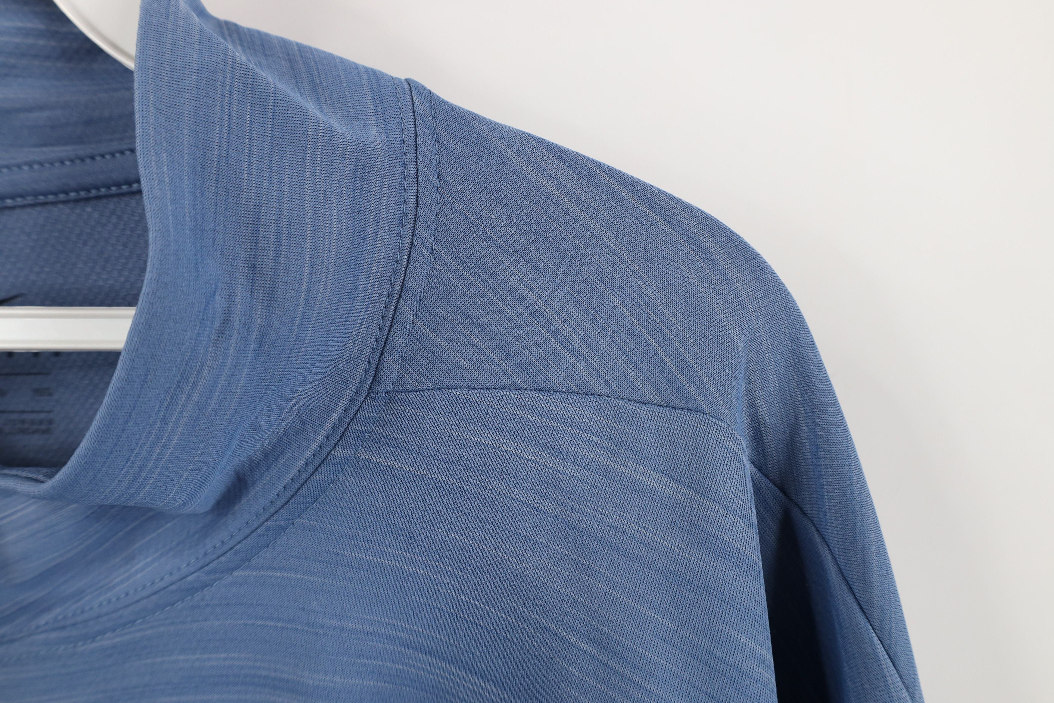 Nike Nike Dri-Fit Knit Running 1/4 Half Zip Jacket Top Blue Size US XXL / EU 58 / 5 - 5 Thumbnail
