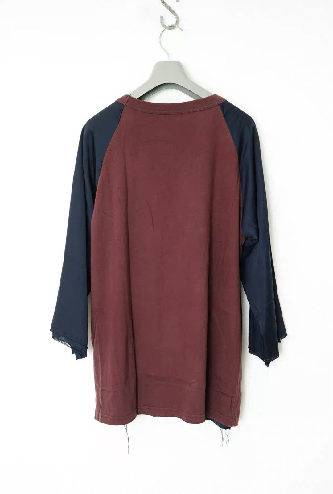 Bed j.w. Ford Bed J.W. Ford Double Layer Distressed Hem Raglan 3/4 Sleeve Size US S / EU 44-46 / 1 - 5 Thumbnail
