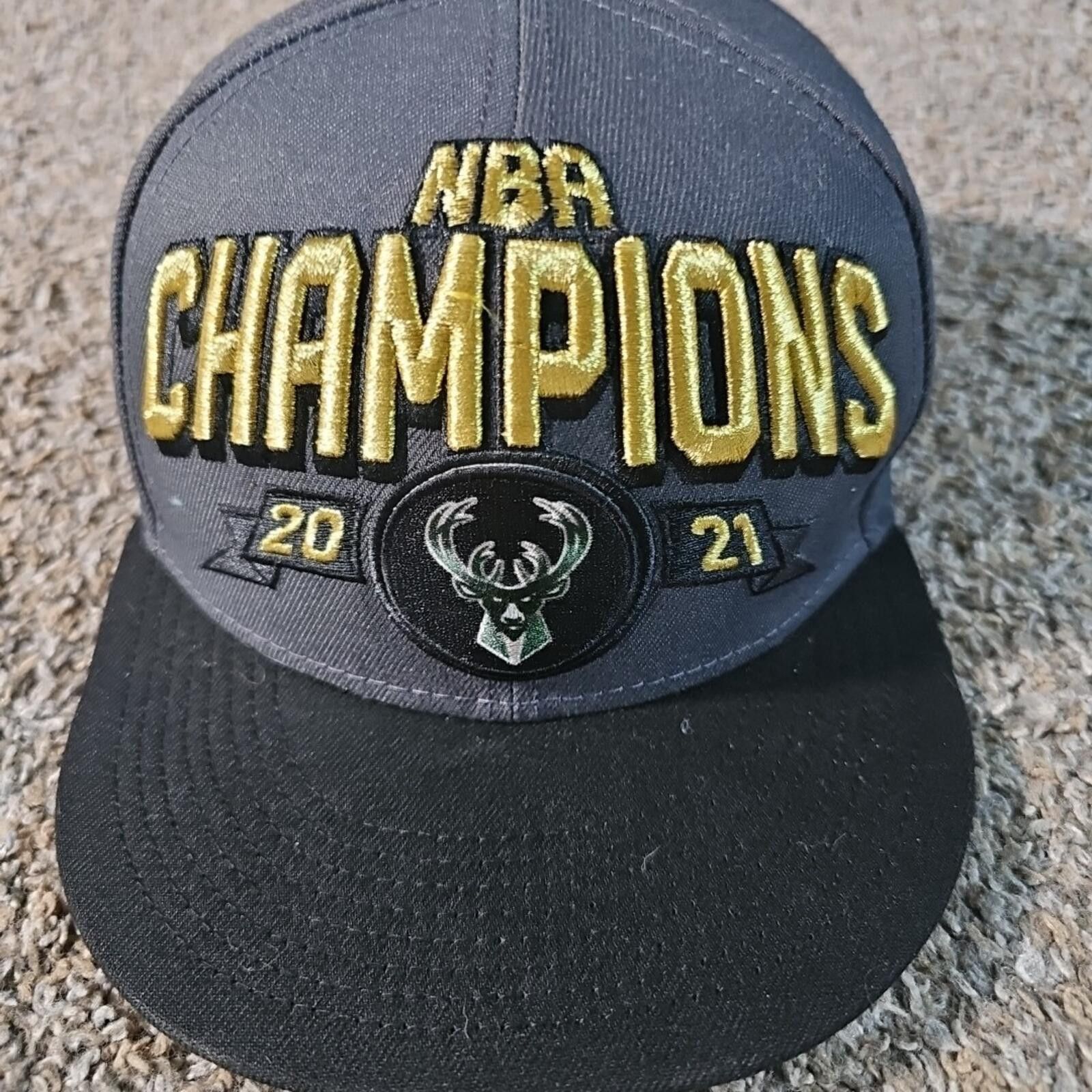 Other New Era 9FIFTY Milwaukee Bucks 2021 NBA Champions Snapback Size ONE SIZE - 3 Thumbnail