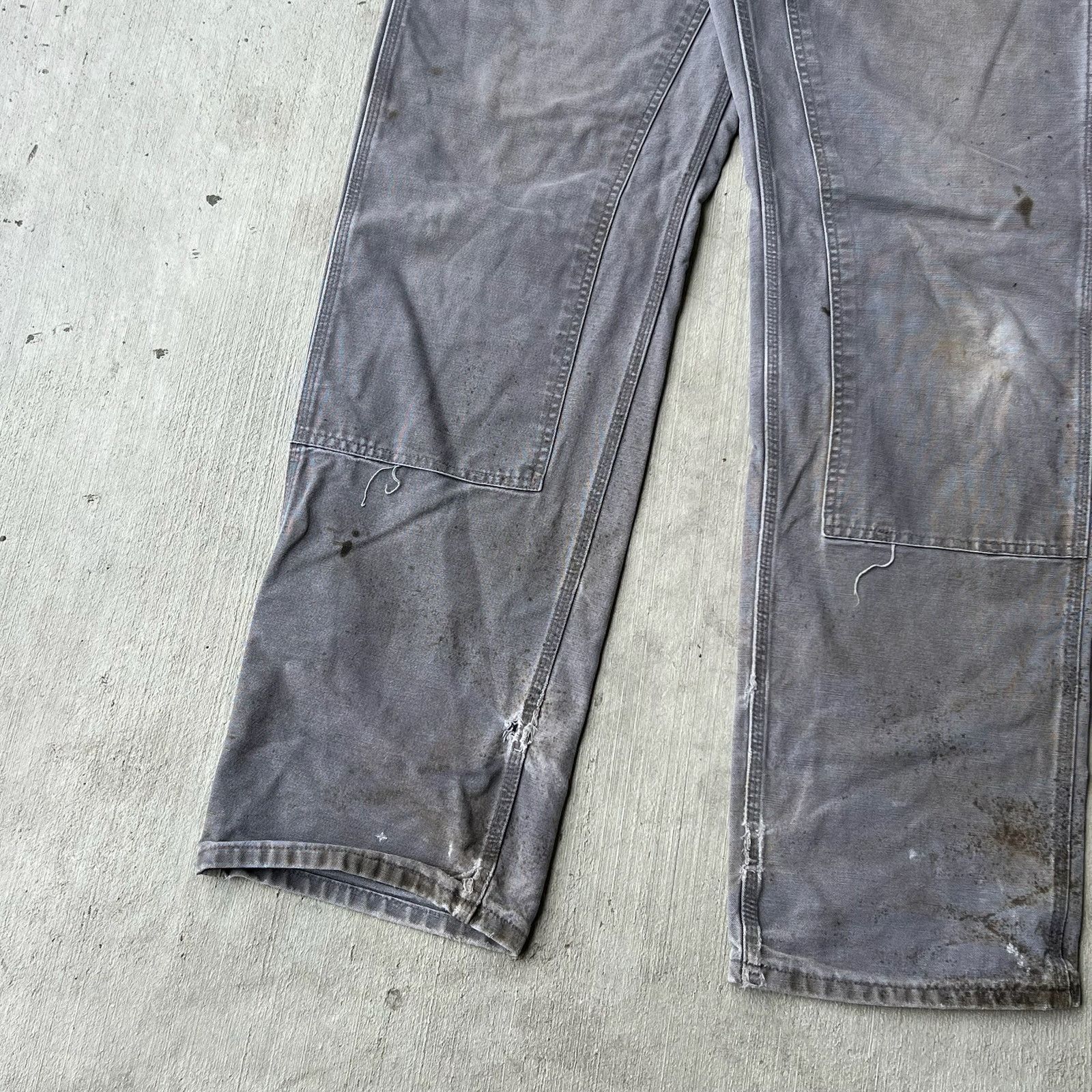 Carhartt × Vintage Carhartt faded gray double knee work wear carpenter pants Size US 34 / EU 50 - 5 Thumbnail