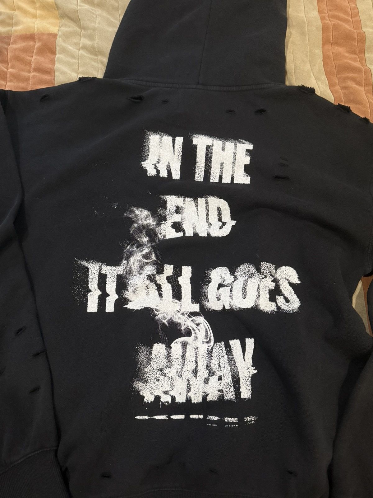 Band Tees System of a Down 2024 Tour Black Distressed Pullover Hoodie Size US L / EU 52-54 / 3 - 3 Thumbnail
