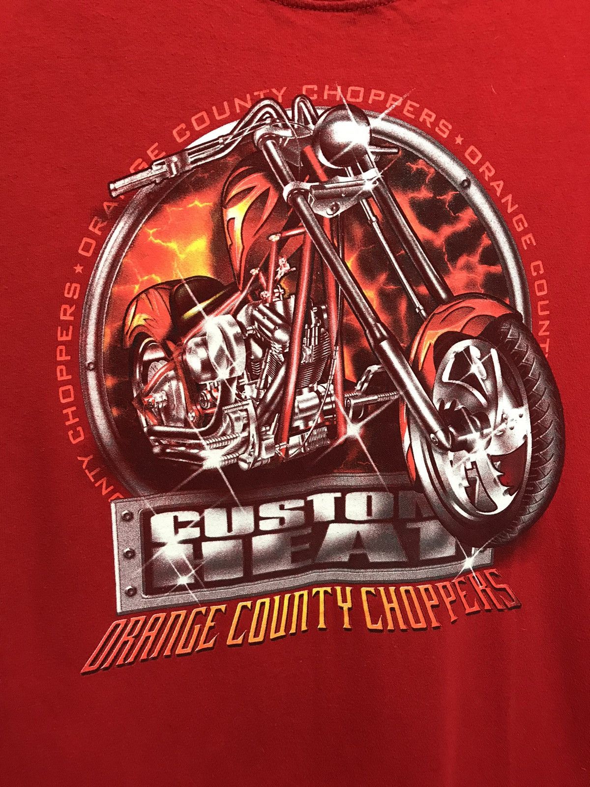 West Coast Choppers Vintage orange country choppers streetwear tee Size US M / EU 48-50 / 2 - 3 Thumbnail