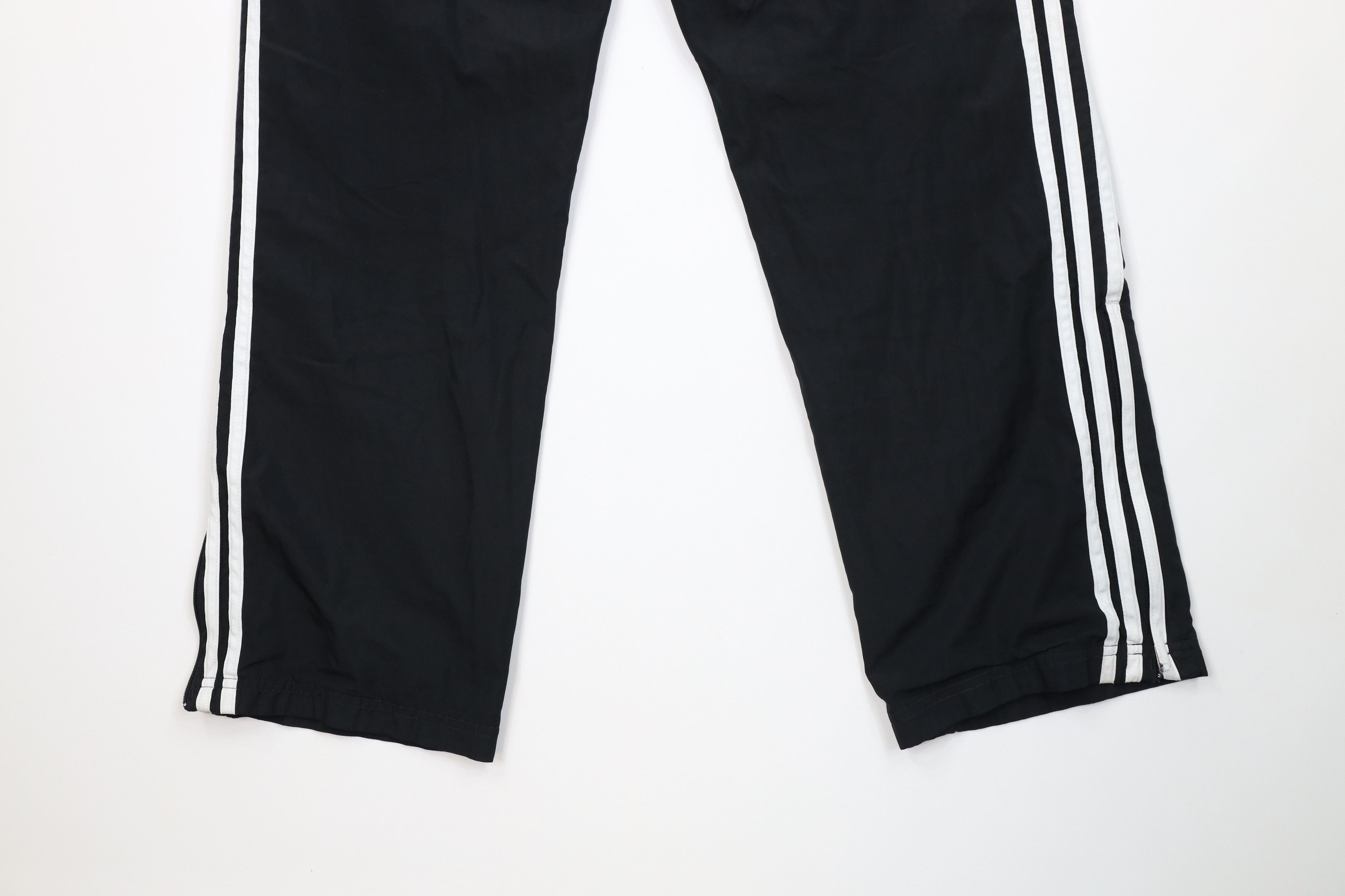 Adidas Vintage Y2K Adidas Spell Out Striped Lined Wide Leg Pants Size US 32 / EU 48 - 15 Thumbnail