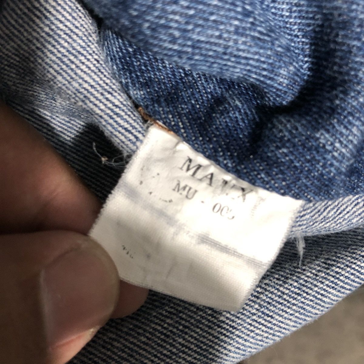 MANX VEST MULTI POCKET DENIM
