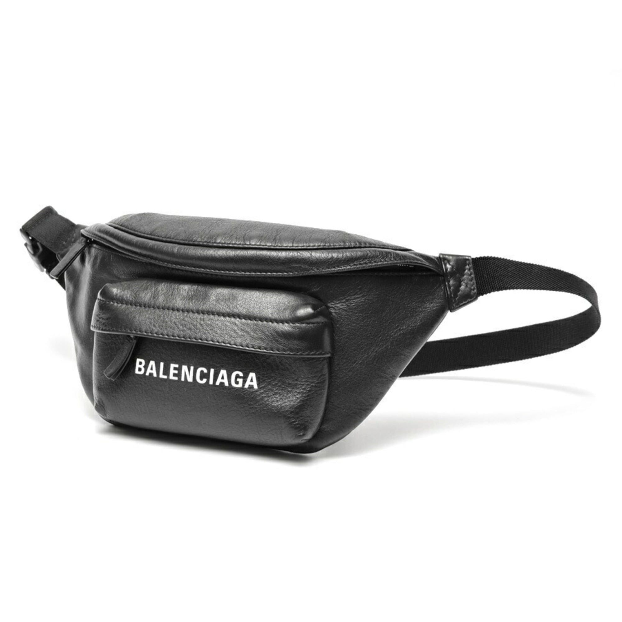 Balenciaga Balenciaga Everyday Belt Bag Body 579617 Leather Black Size ONE SIZE - 1 Thumbnail