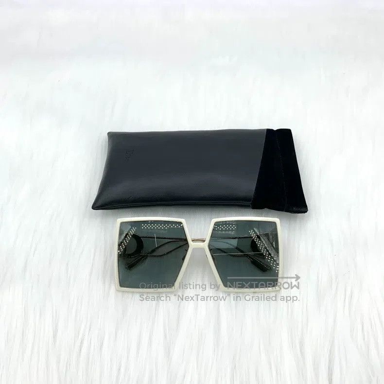 Dior Dior White gradient lenses square frame sunglasses Size ONE SIZE - 8 Thumbnail