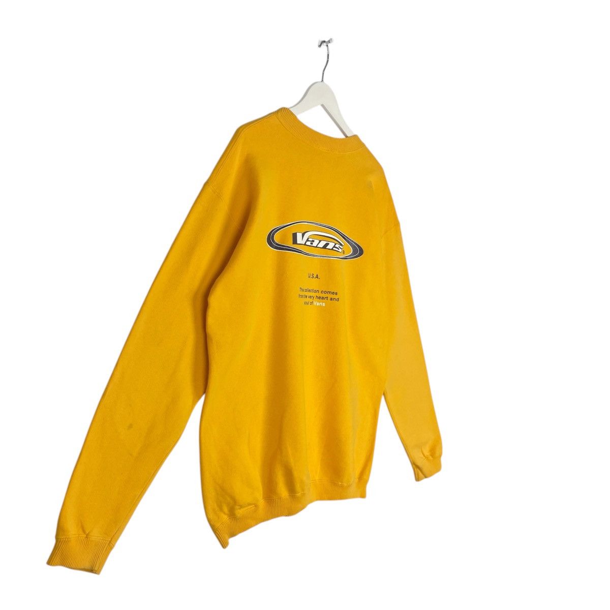 Designer × Vintage Vintage Hoodie/sweater 90s Vans Usa sweatshirt pullover - Size US L / EU 52-54 / 3 - 6 Thumbnail
