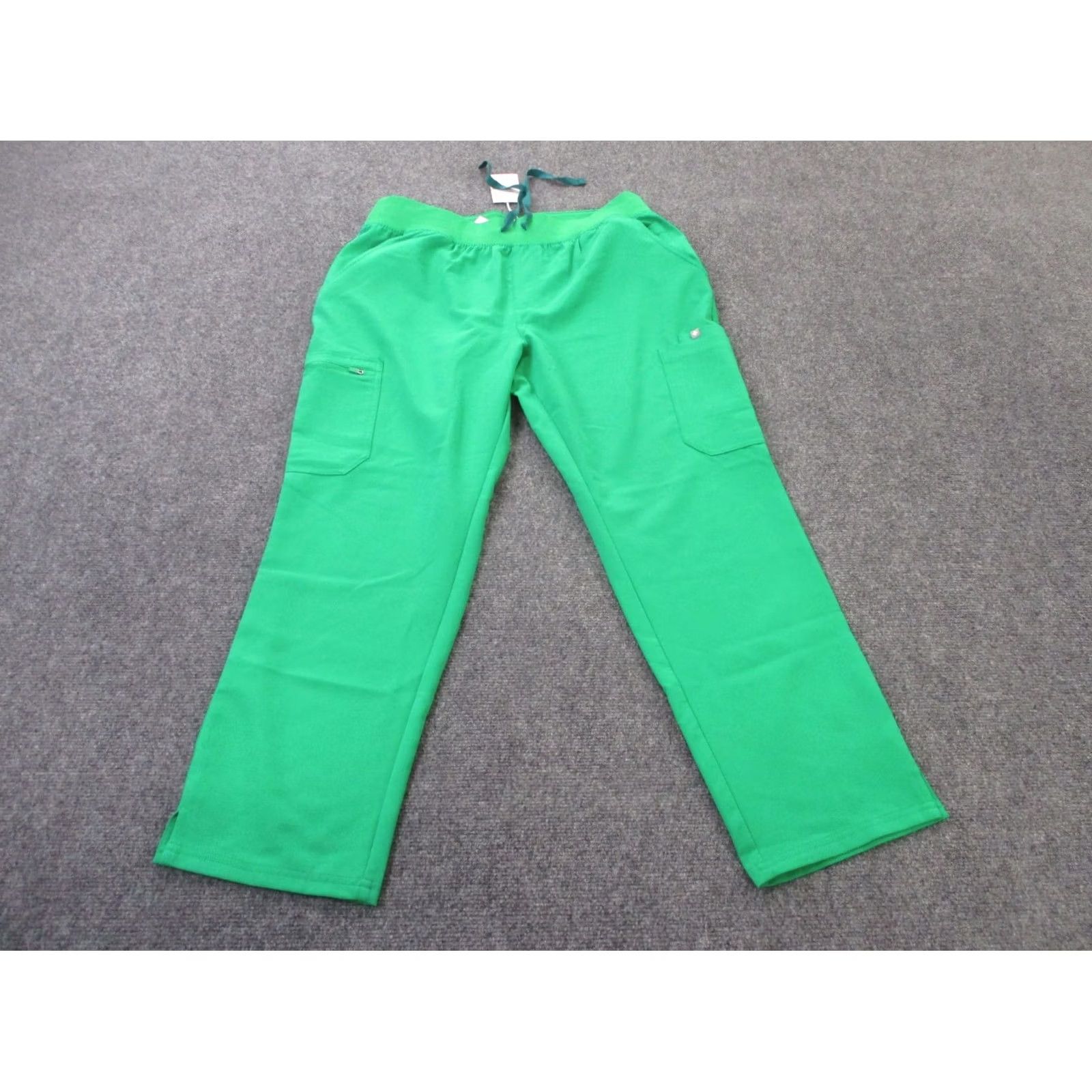 Logo 7 FIGS Jogger Pants Womens XL Green Logo Stretch Activewear Size 40" / US 18 - 2 Thumbnail