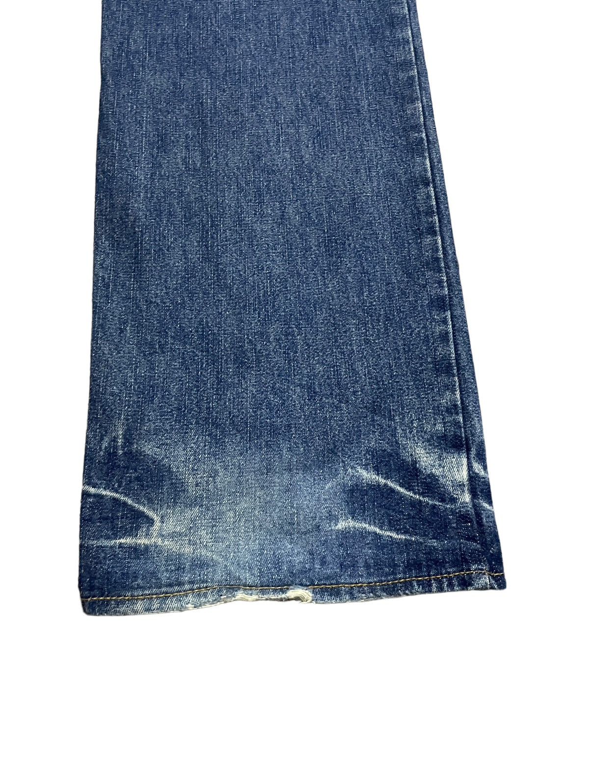 If Six Was Nine × Japanese Brand × Le Grande Bleu (L.G.B.) Very Rare Vintage Japanese Brand Sukajan Flared Jeans 1999s Size US 30 / EU 46 - 10 Thumbnail