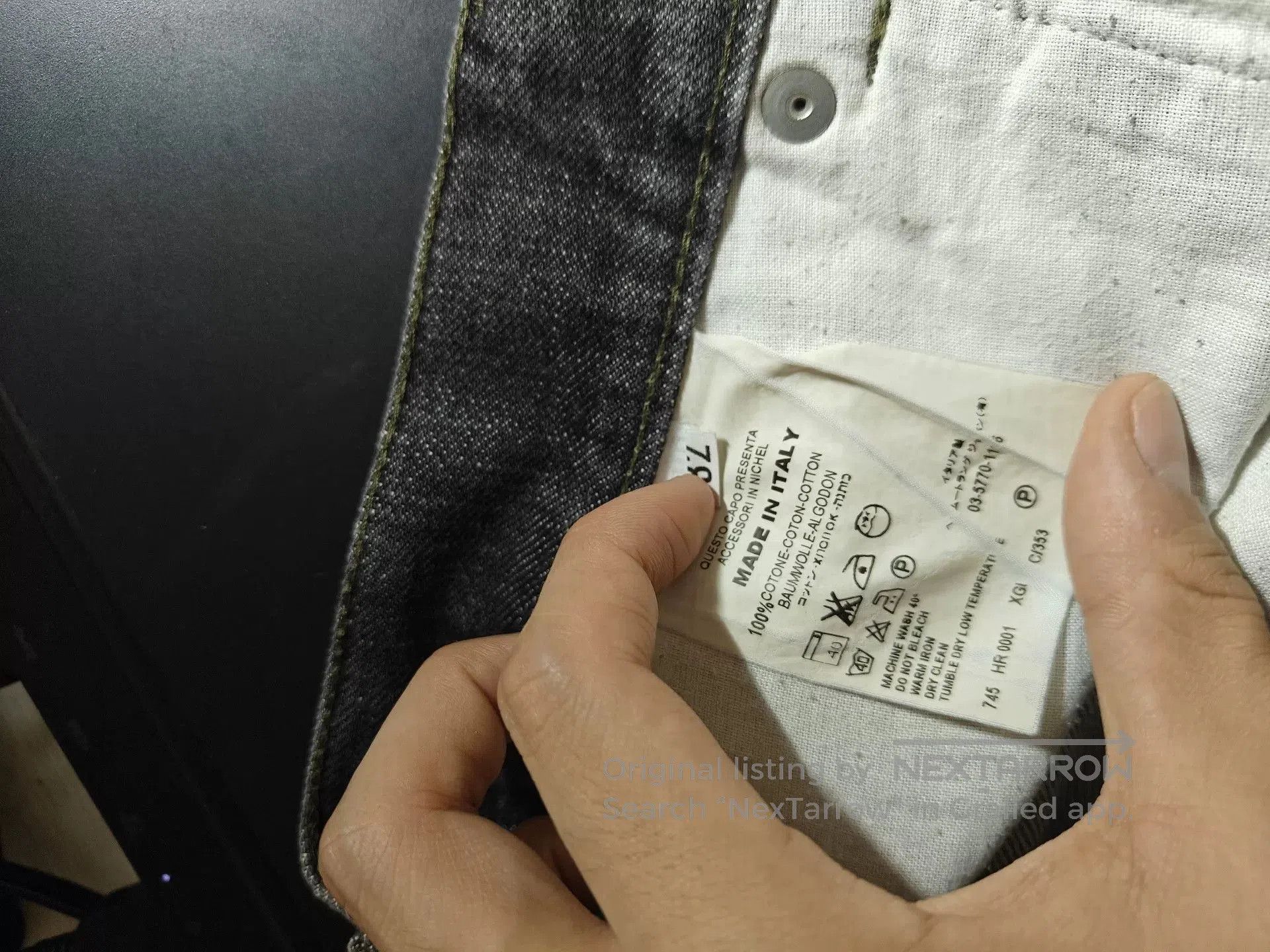 Helmut Lang Helmut Lang Classic Washed Black Gray Jeans. Size US 32 / EU 48 - 6 Thumbnail