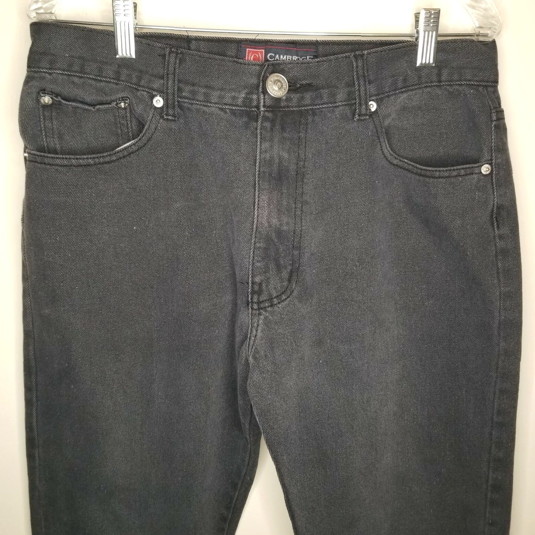Vintage Cambridge Classics Jeans Adult 34x30 Black Straight Mens Size US 34 / EU 50 - 2 Thumbnail