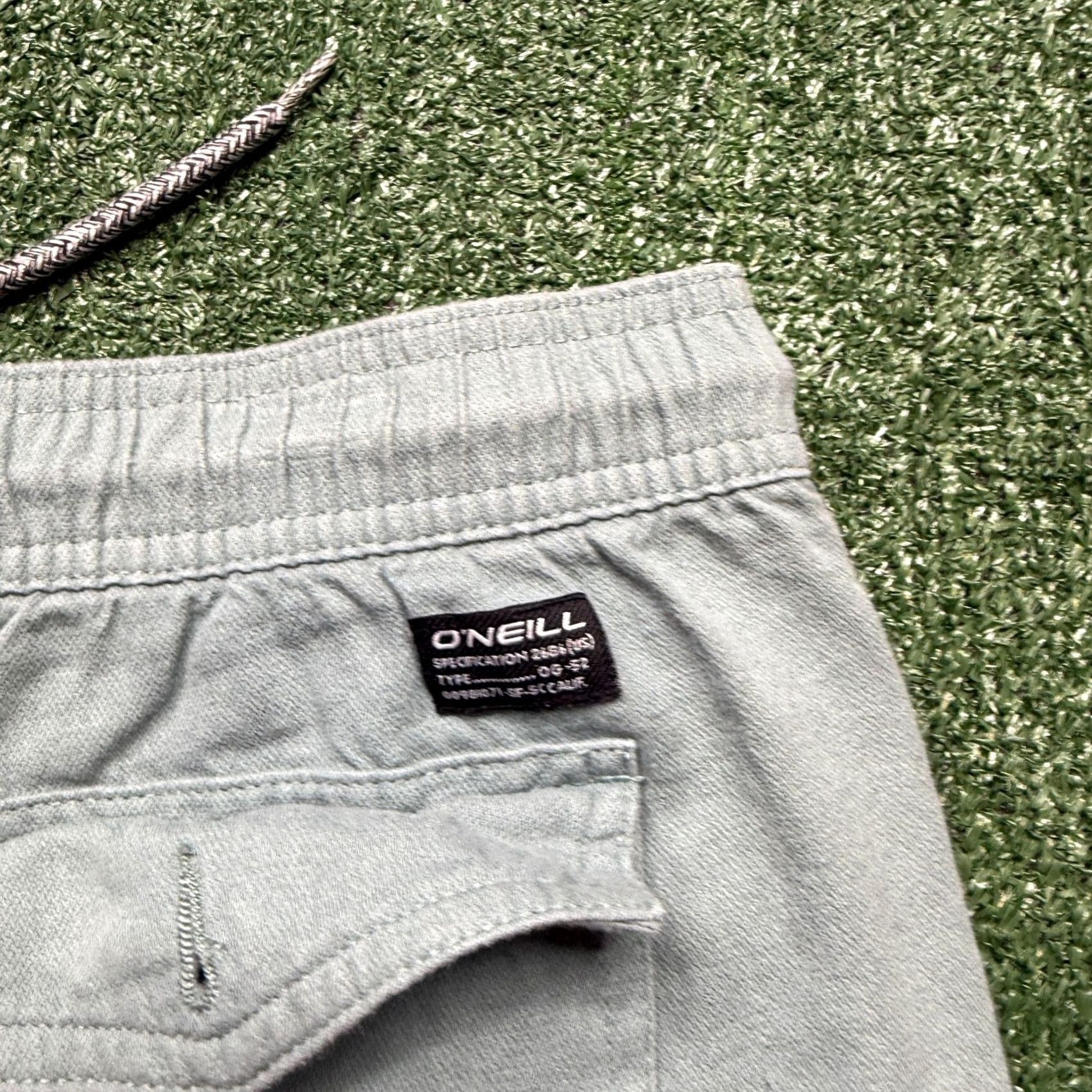 O'Neill Oneill Hybrid Shorts Mens Size L Green Chino Drawstrings Surfer Beach Outdoors Size US 33 - 7 Thumbnail
