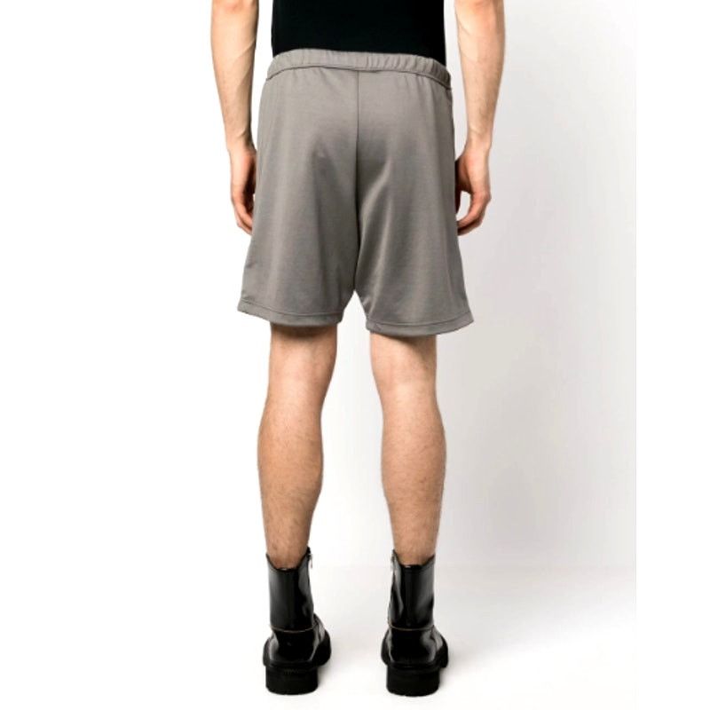 Heron Preston Heron Preston Men's Gray/Black Logo-Patch Track Shorts S L Size US 36 / EU 52 - 2 Thumbnail