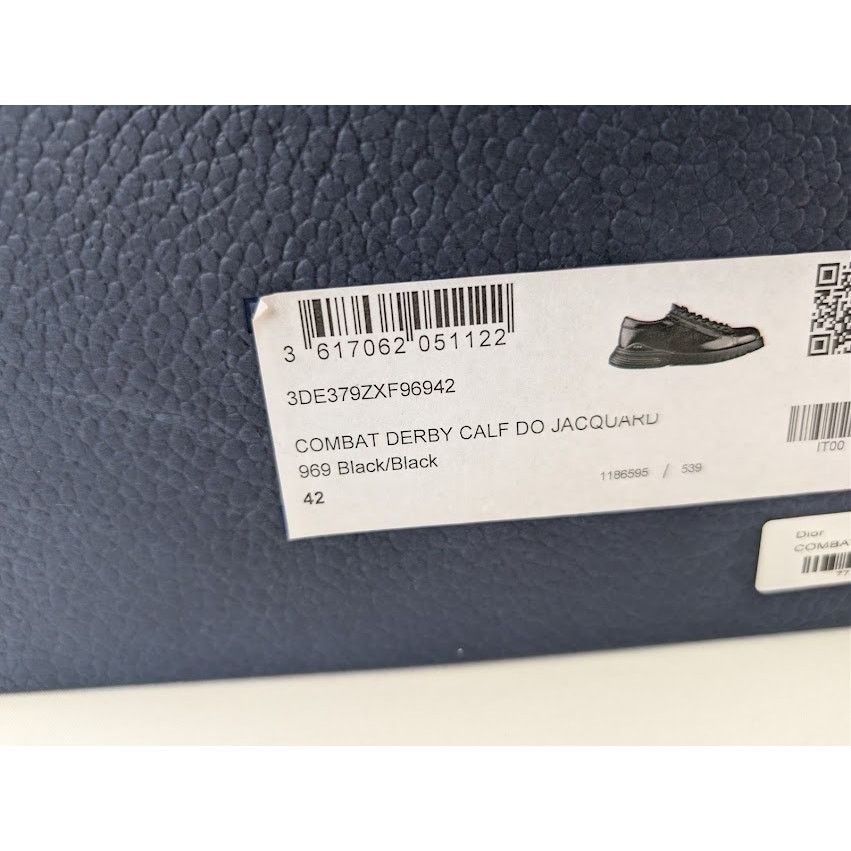 Dior o1rshd1 Combat Derby Low Top Sneaker in Black Size US 9 / EU 42 - 24 Thumbnail