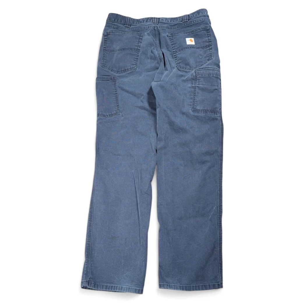 Carhartt Carhartt Pants Mens 34x31 Blue Relaxed Fit FR Utility Workwear Cargo Size US 34 / EU 50 - 2 Thumbnail