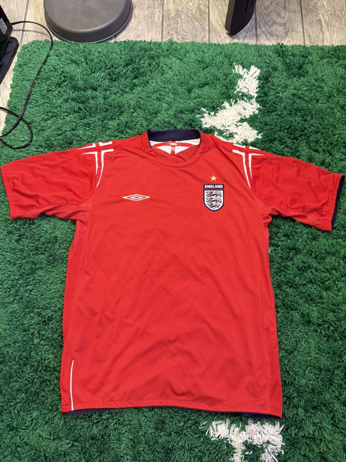 Umbro Vintage England Umbro Jersey Size US L / EU 52-54 / 3 - 3 Thumbnail