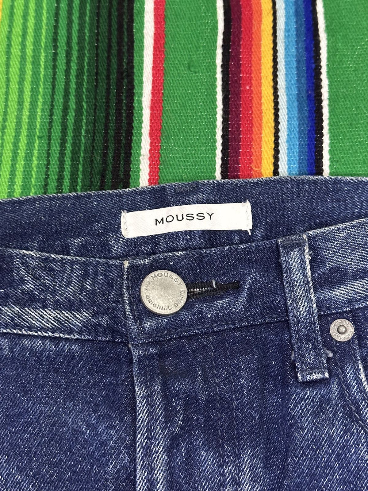 MOUSSY 💥Distress Moussy Denim💥 Crazy Design Distress Denime💥 Size US 30 / EU 46 - 5 Thumbnail