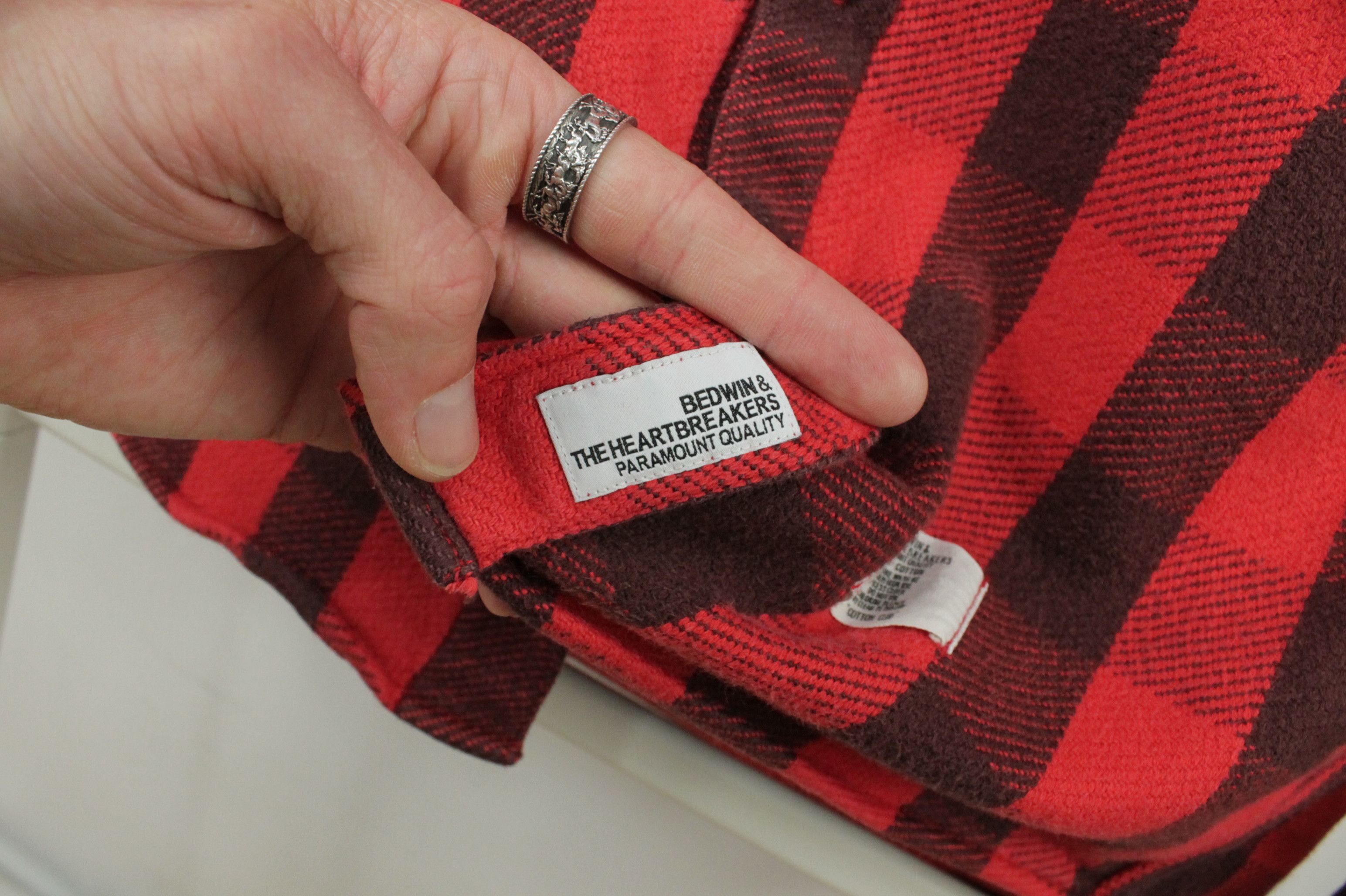 Bedwin & The Heartbreakers Bedwin & The Heartbreakers Red Flannel Shirt Size US S / EU 44-46 / 1 - 5 Thumbnail