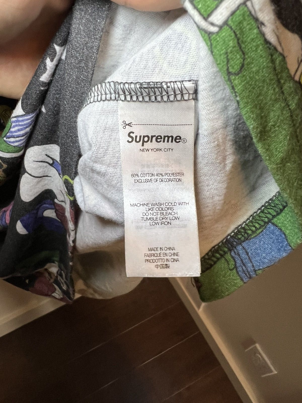 Martine Rose × Supreme Supreme X Martine Rose cartoon t-shirt Size US XL / EU 56 / 4 - 10 Thumbnail