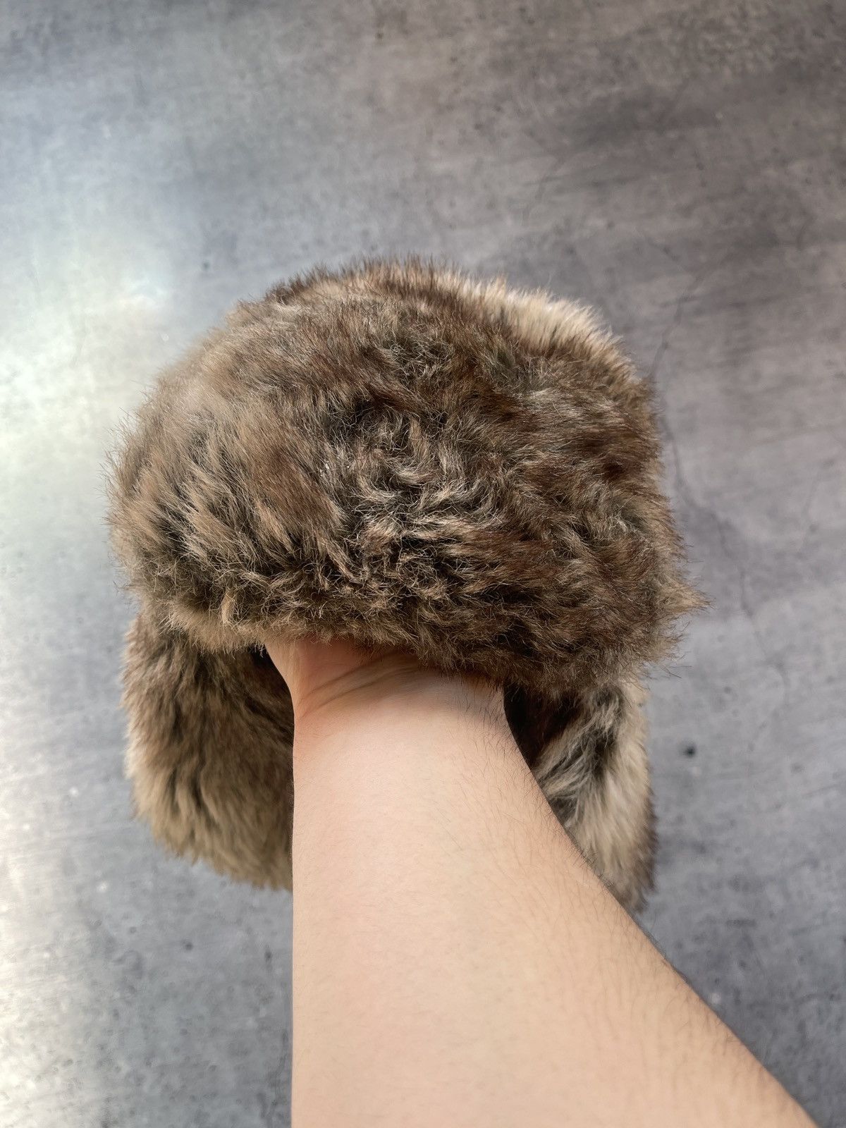 Japanese Brand × Vintage Y2K Faux Fur Ushanka Vintage Fuzzy Warm Trapper Hat Size ONE SIZE - 6 Thumbnail
