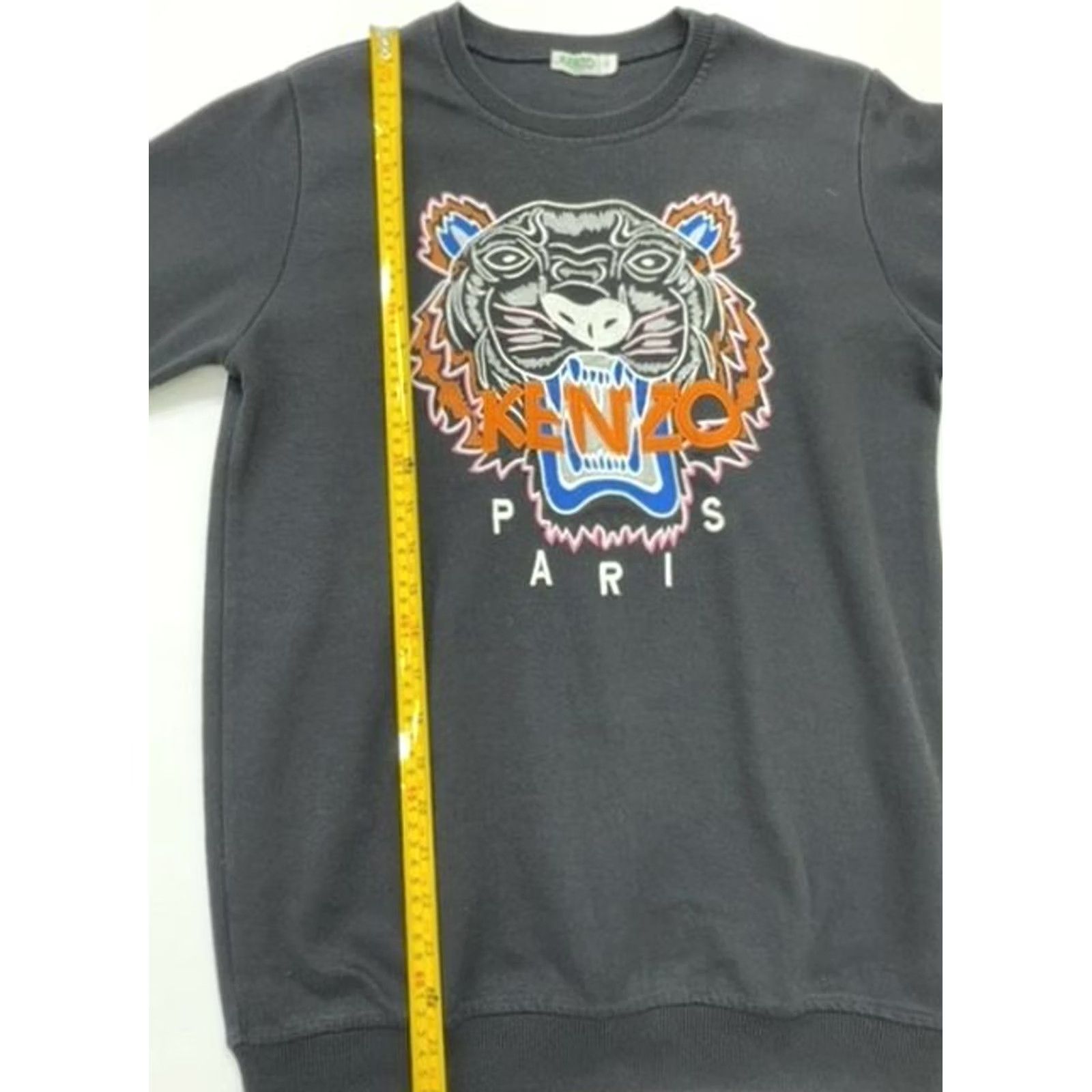 Kenzo KENZO Boys Black Tiger Graphic Pullover Hoodie Sweatshirt L Regular Size US L / EU 52-54 / 3 - 5 Thumbnail