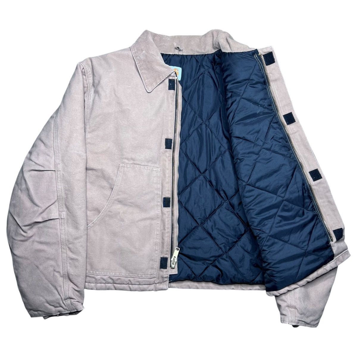 Carhartt × Vintage Vtg 2000s Carhartt J02 Arctic Quilt Lined Tan Canvas Jacket Size US XXL / EU 58 / 5 - 2 Thumbnail