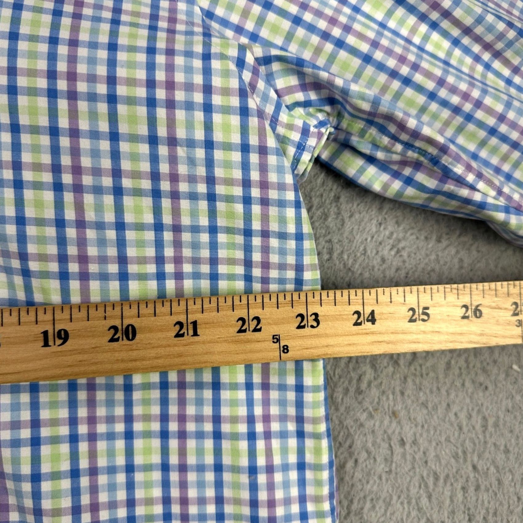Vineyard Vines Vineyard Vines Shirt Button Down Men Large Blue Gingham Plaid Long Sleeve Size US L / EU 52-54 / 3 - 7 Thumbnail