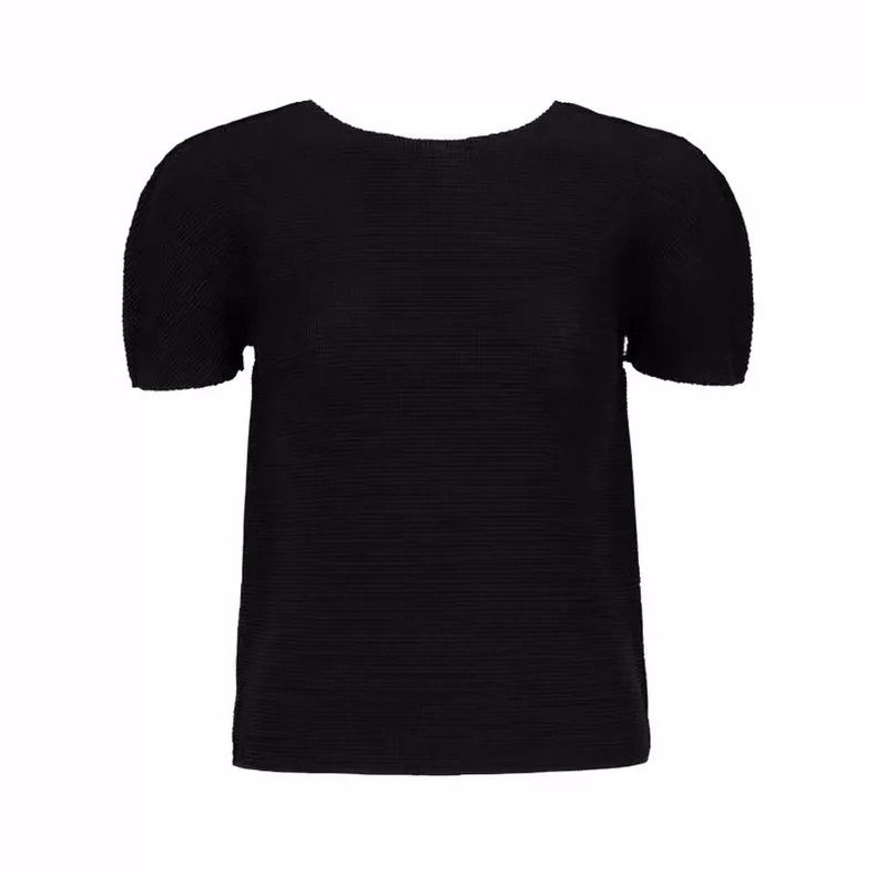 Issey Miyake issey miyake size:one size Round-neck short-sleeved top Size XXS / US 00 / IT 34 - 1 Thumbnail