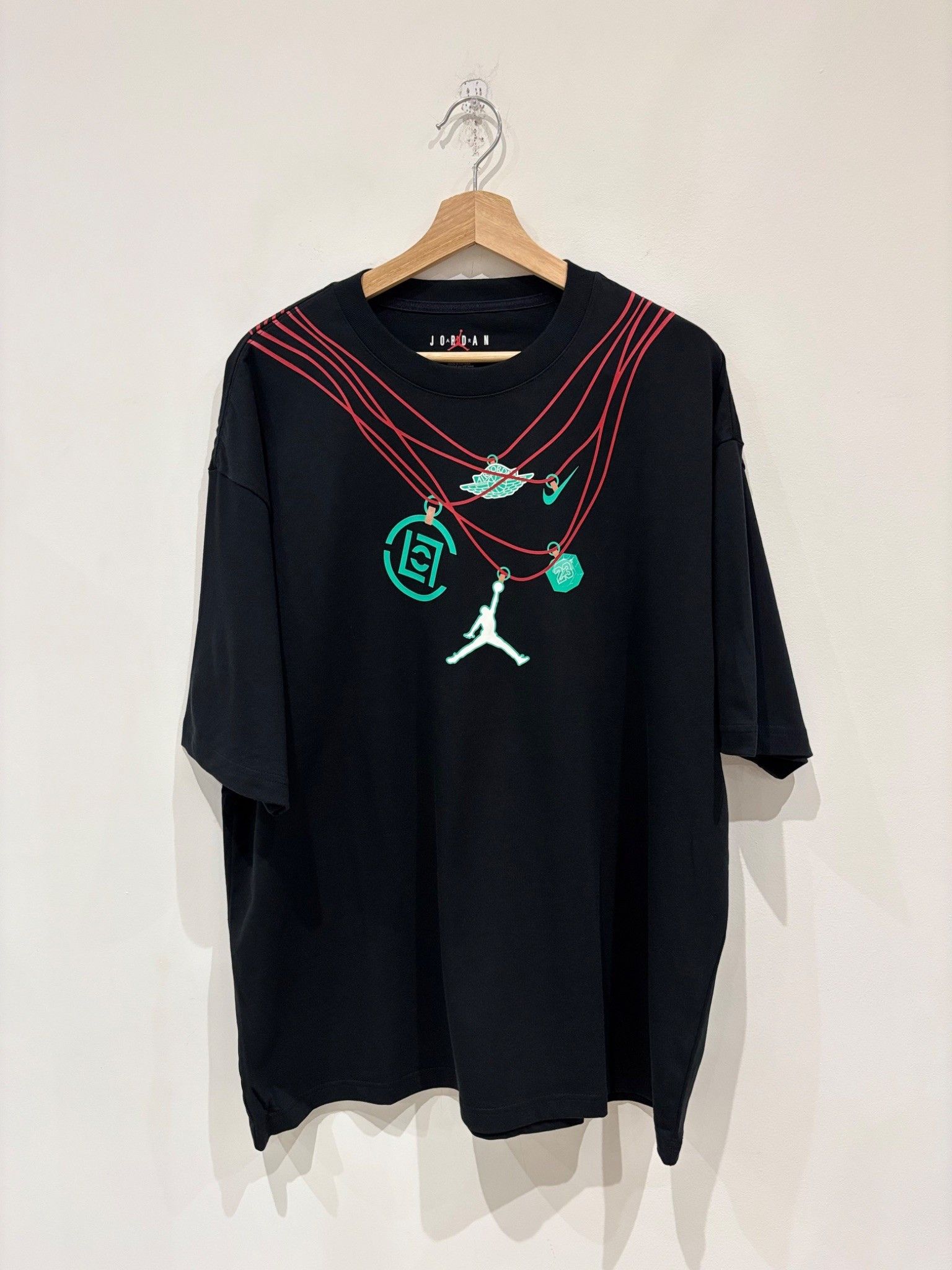 Jordan Brand Jordan x Clot Jade T-shirt Black Size US M / EU 48-50 / 2 - 1 Thumbnail