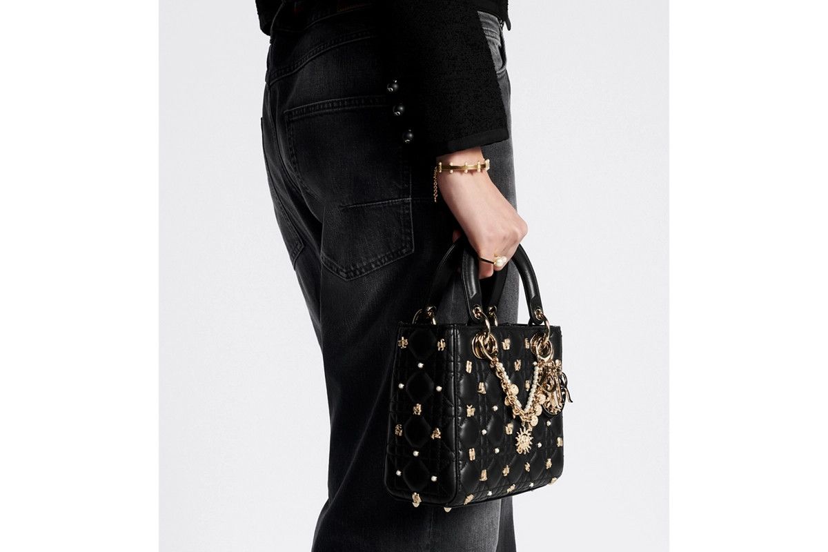 Dior o1bcso1str0226 Size:OS/Soleil Bag Jewelry in Golden/White Size ONE SIZE - 4 Thumbnail