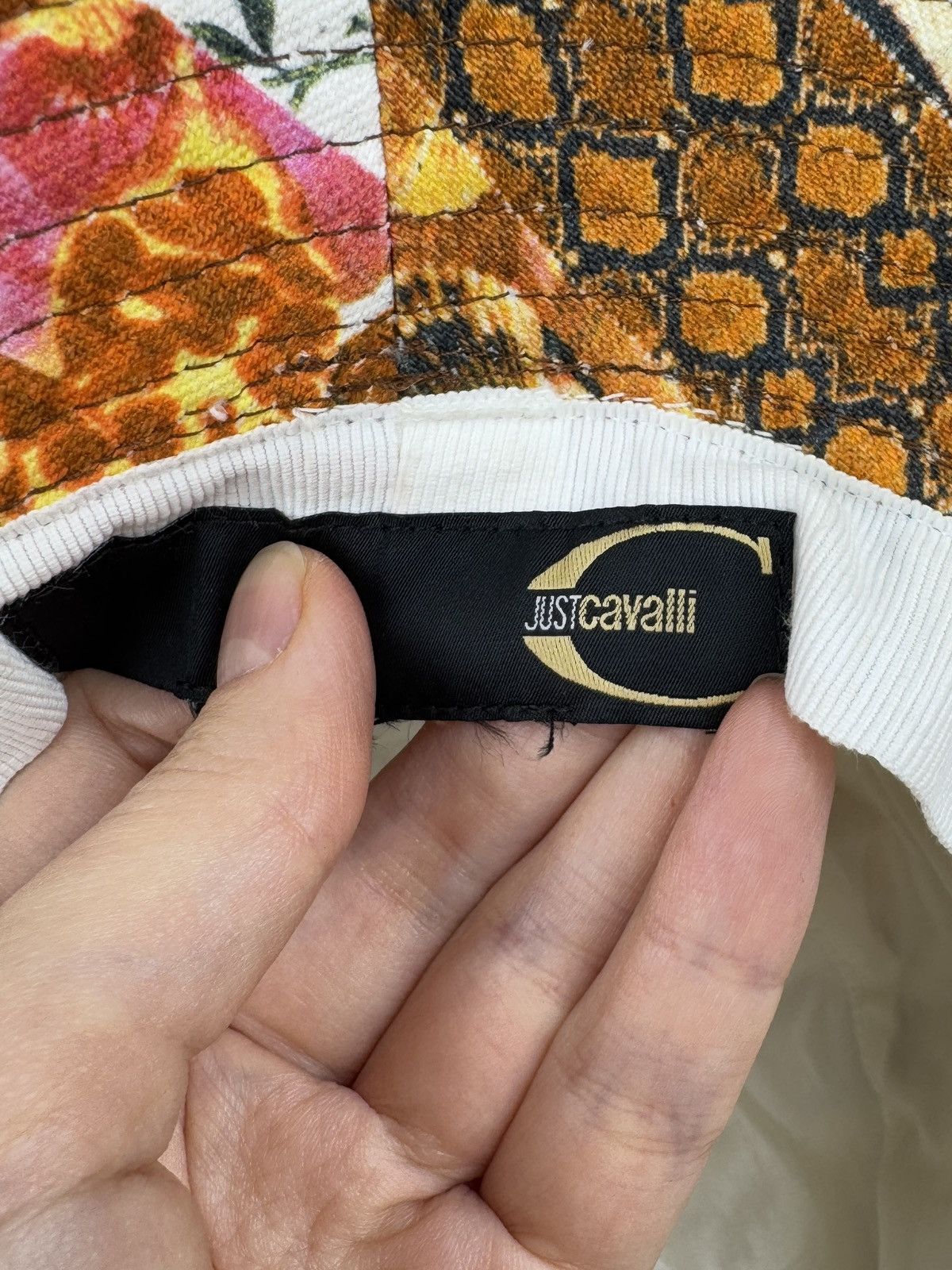 Just Cavalli Just Cavalli VTG Y2K Bucket Summer Hat with animal print Size ONE SIZE - 11 Thumbnail