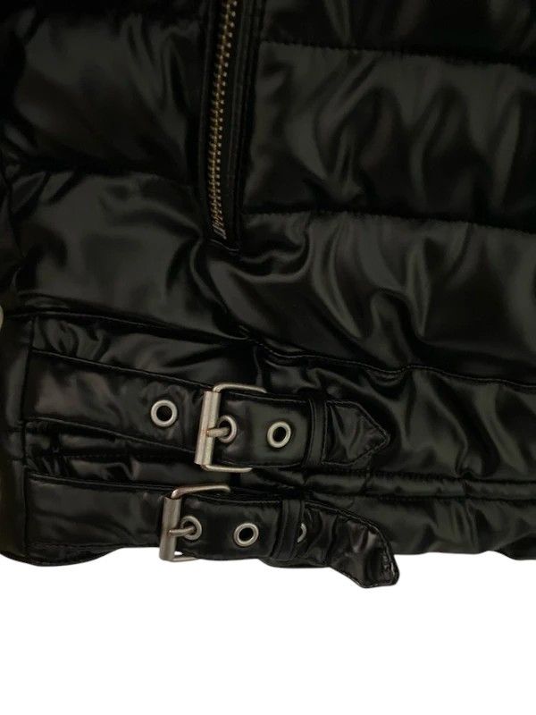 Just Cavalli Just Cavalli Quilted Gloss Nylon Moto Jacket, c.2010s Size US L / EU 52-54 / 3 - 5 Thumbnail