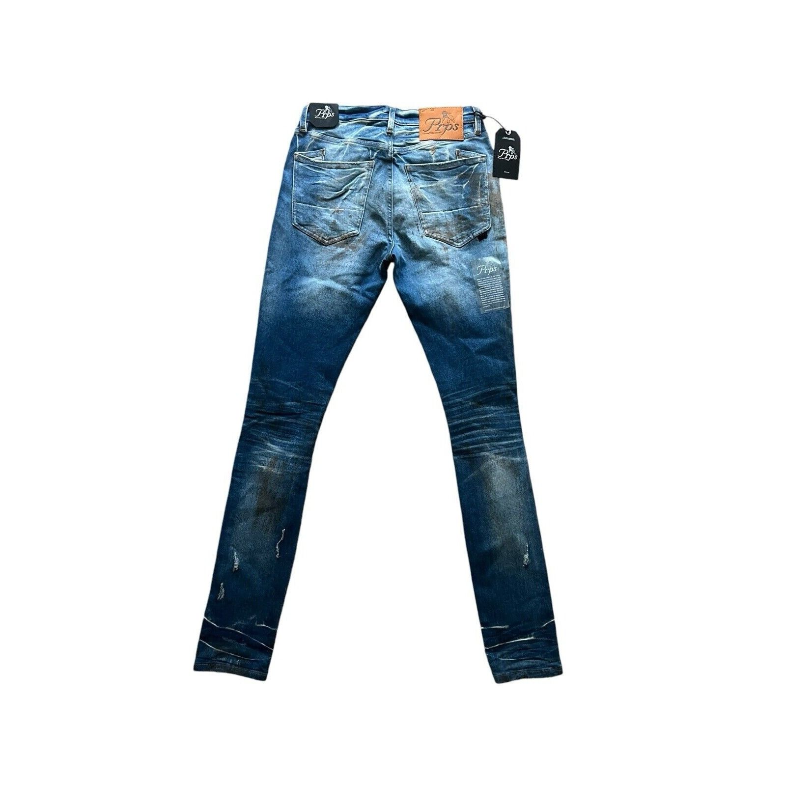 Prps PRPS Cayenne Skinny Fit Men's Stretch Jeans Blue Size 29/32 Size US 29 - 3 Thumbnail
