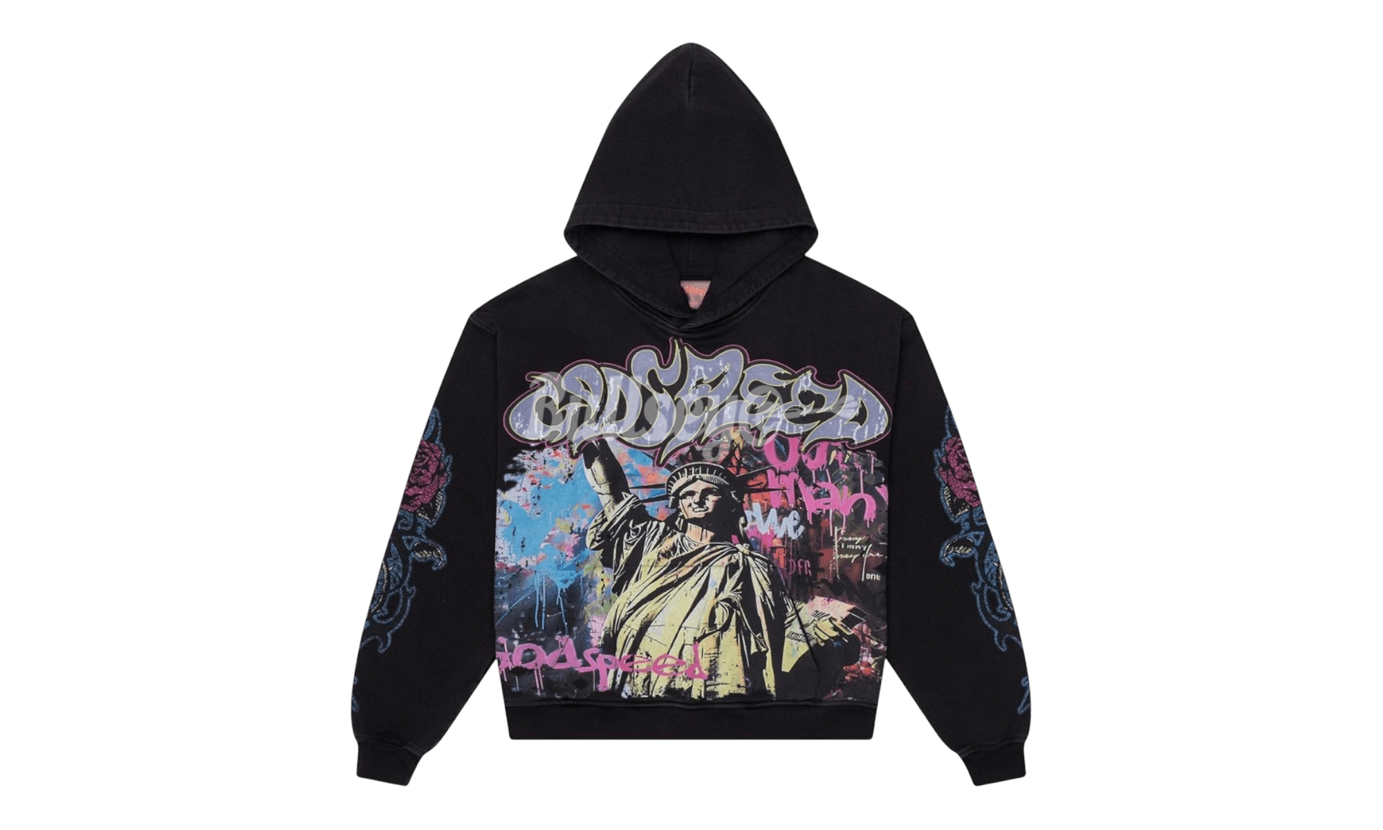 Godspeed Vandal Washed Black Hoodie Size US XXL / EU 58 / 5 - 1 Thumbnail