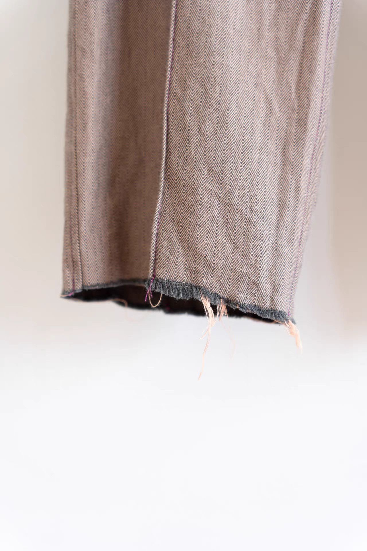 Sulvam Sulvam 19ss Cut-Off Raw Edge Trousers K4 Size US 32 / EU 48 - 6 Thumbnail