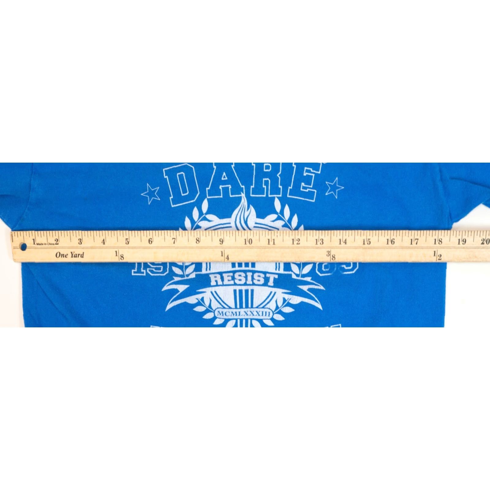 Vintage VINTAGE Dare University 1983 T-Shirt Mens Size Medium Blue North Carolina Logo Graphic Print Crew Neck Short Sleeve Size US M / EU 48-50 / 2 - 5 Thumbnail