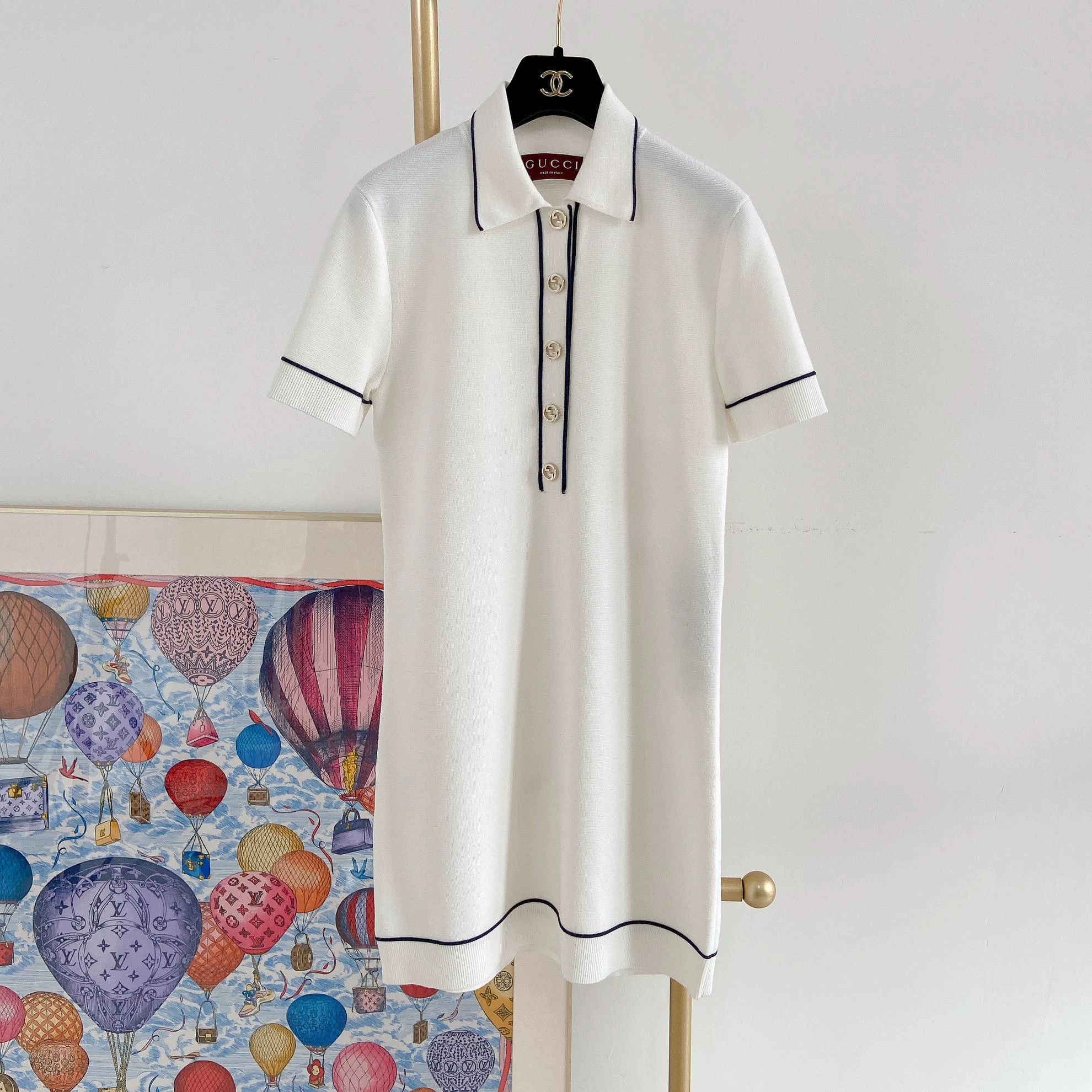 Gucci Gucci Wmns White Knit Dress XS 8574 Size XS / US 0-2 / IT 36-38 - 1 Thumbnail