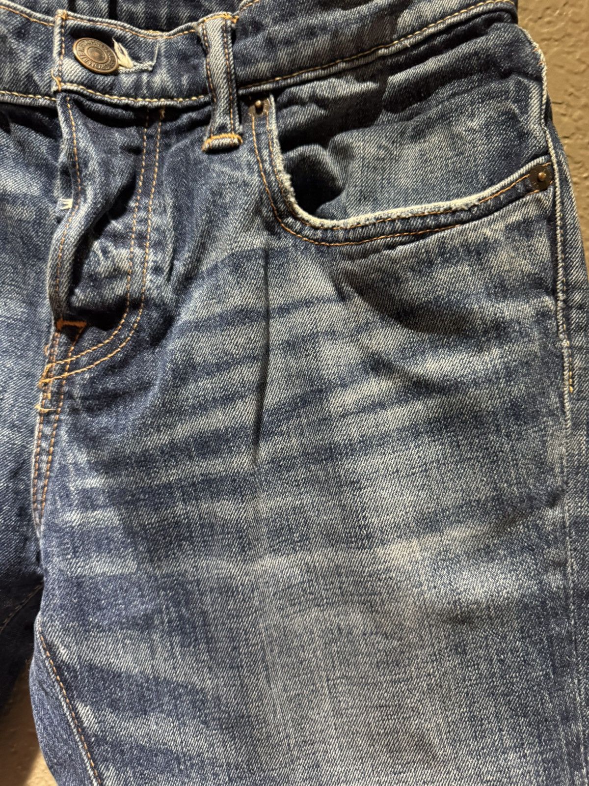 Abercrombie & Fitch Vintage 2000s Abercrombie and Fitch Blue Faded Denim Size US 30 / EU 46 - 6 Thumbnail