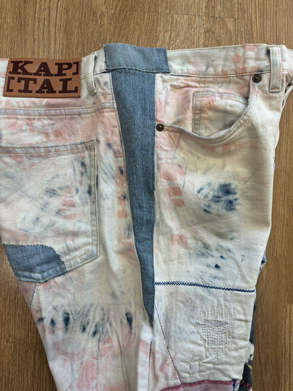 Kapital Kapital Okabilly Ashbury Tie Dye Patch denim Size US 32 / EU 48 - 4 Thumbnail