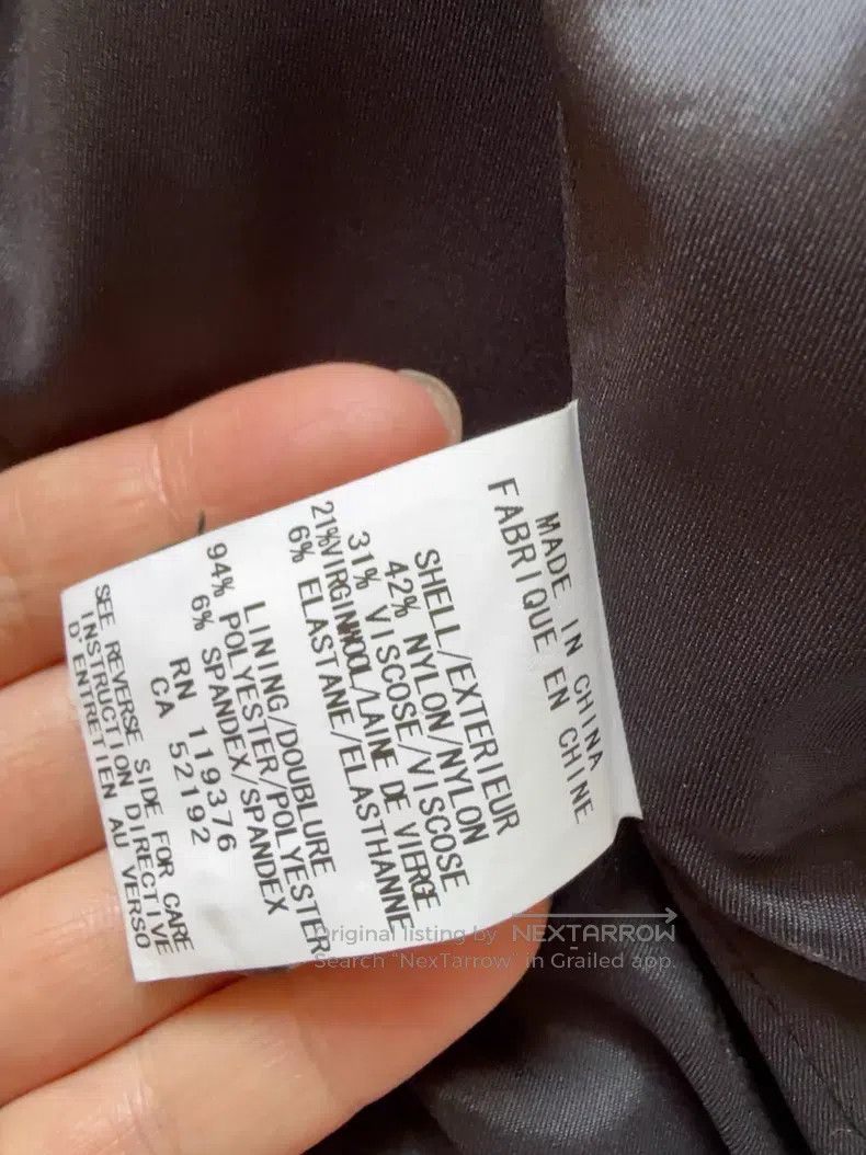 Helmut Lang Helmut Lang size 0 Black wool design small swallowtail blaz Size XS / US 0-2 / IT 36-38 - 4 Thumbnail