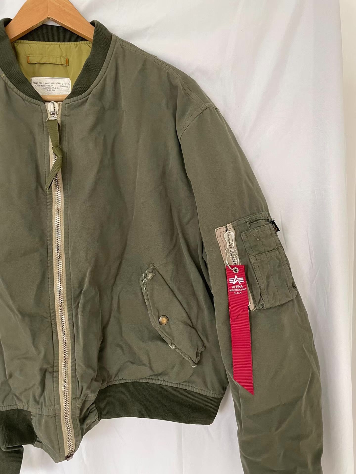 Alpha Industries Slam Jam x 424 x Alpha Industries Flight Jacket。Ｑ21 Size US M / EU 48-50 / 2 - 5 Thumbnail