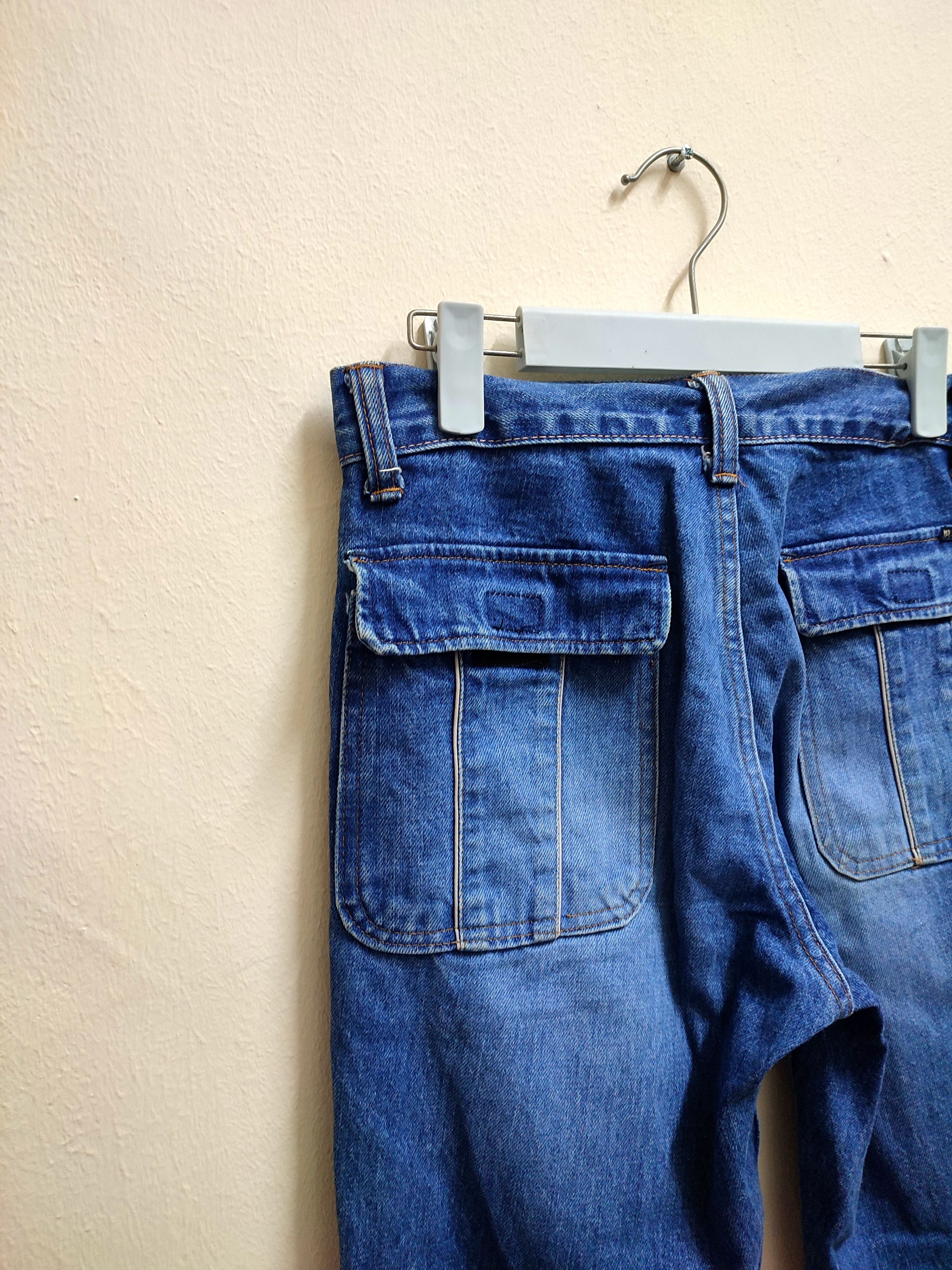 Blue Blue Japan Vintage Blue Blue Japan x H.R.Market Straight Cut Jeans Size US 30 / EU 46 - 8 Thumbnail