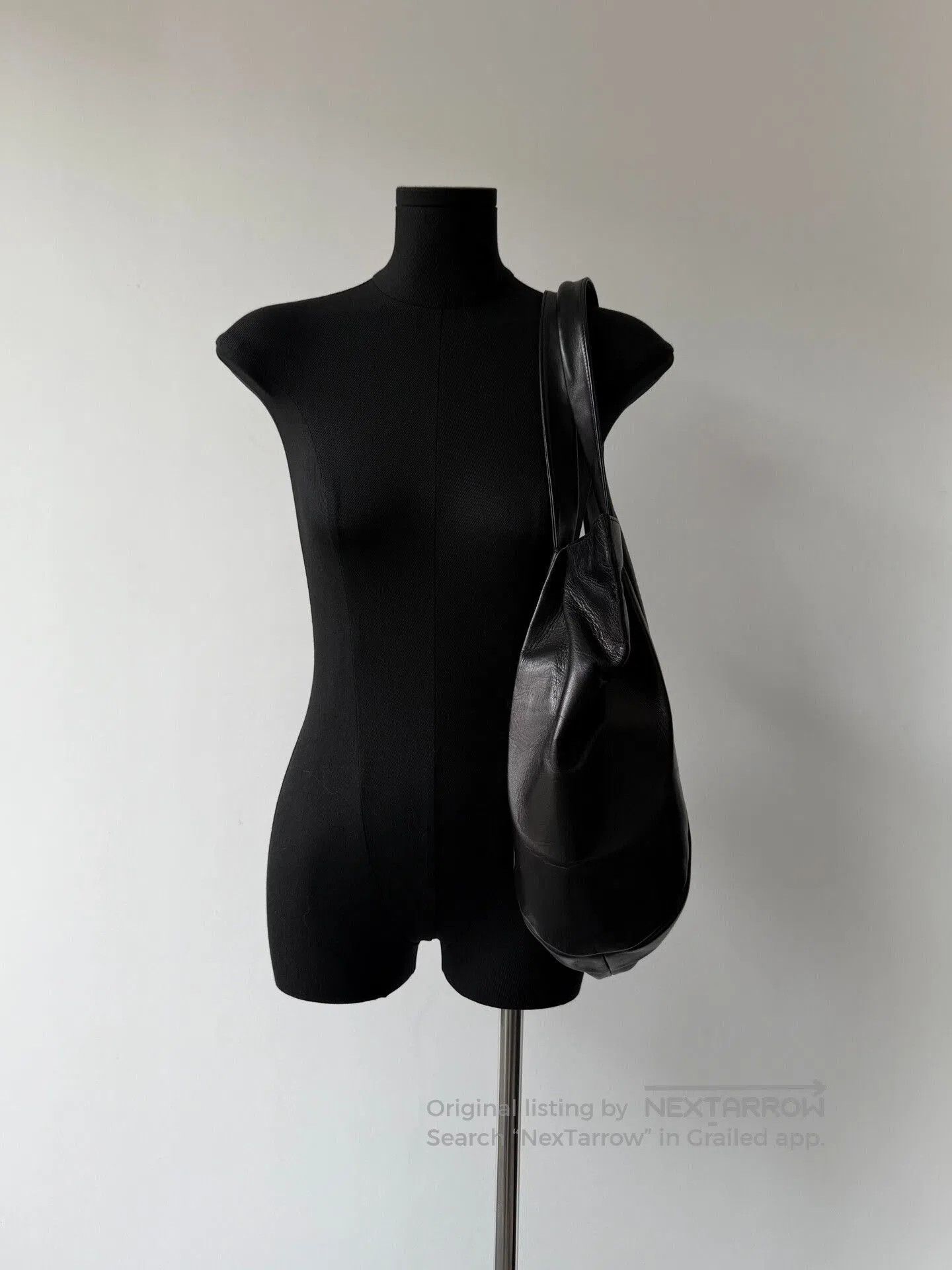 Yohji Yamamoto Yohji Yamamoto Femme Black Leather Bag. Size ONE SIZE - 2 Thumbnail