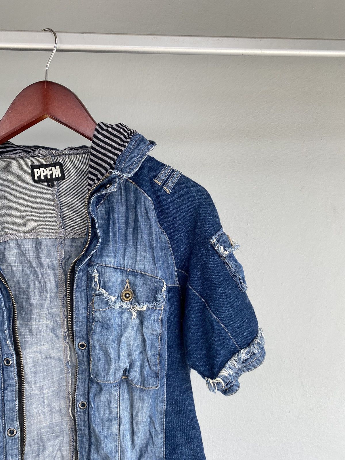 If Six Was Nine × Le Grande Bleu (L.G.B.) × PPFM Ppfm hoodie indigo Size US L / EU 52-54 / 3 - 4 Thumbnail