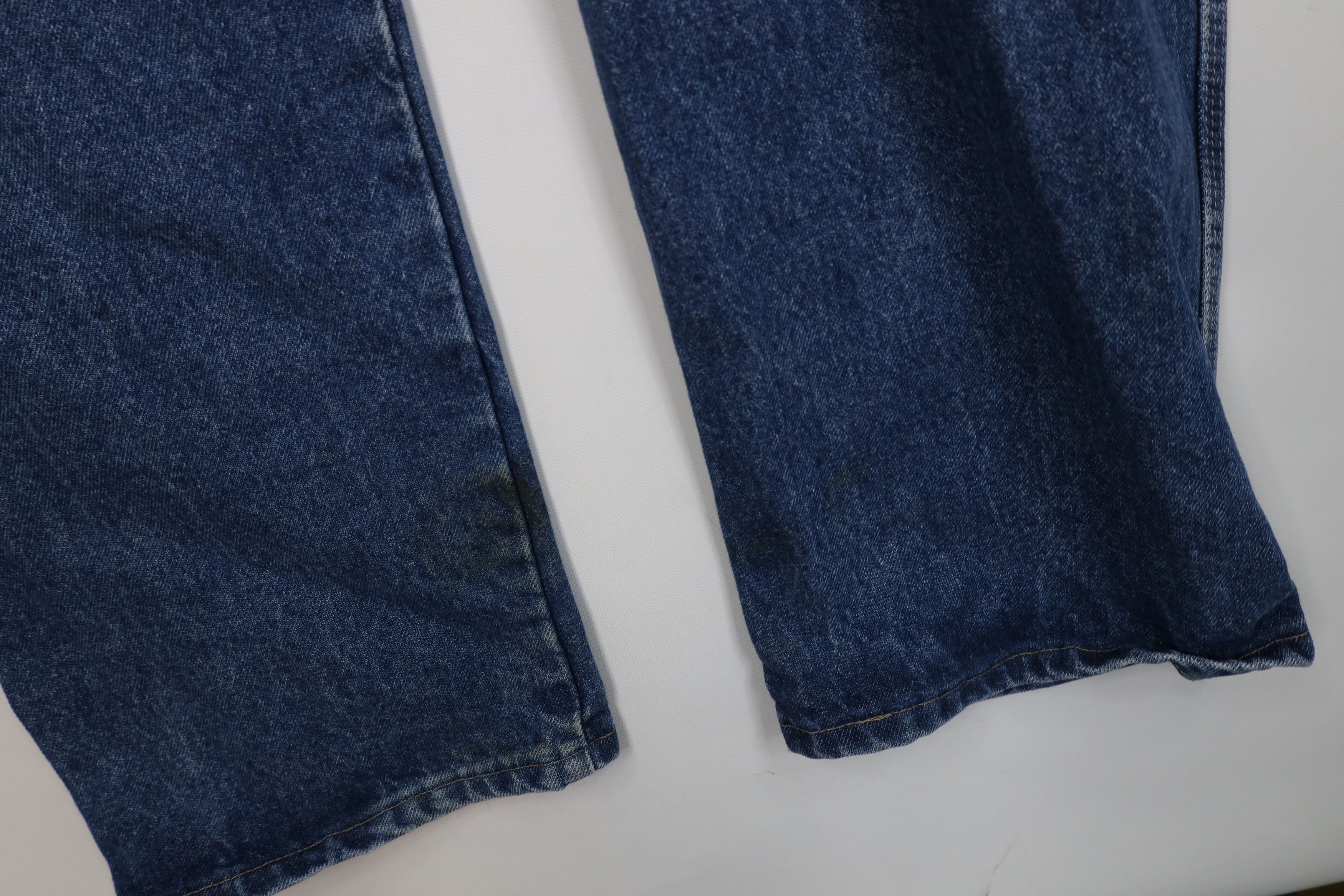 Vintage Bulwark FR Fire Flame Resistant Wide Leg Denim Jeans Size US 38 / EU 54 - 14 Thumbnail