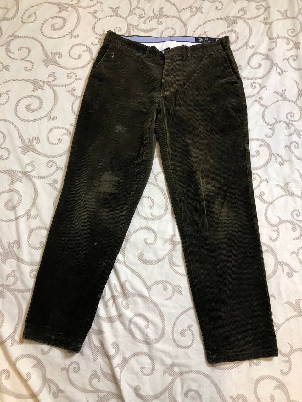 Polo Ralph Lauren Polo Ralph Lauren Corduroy distressed Pants Vintage Size US 34 / EU 50 - 1 Thumbnail