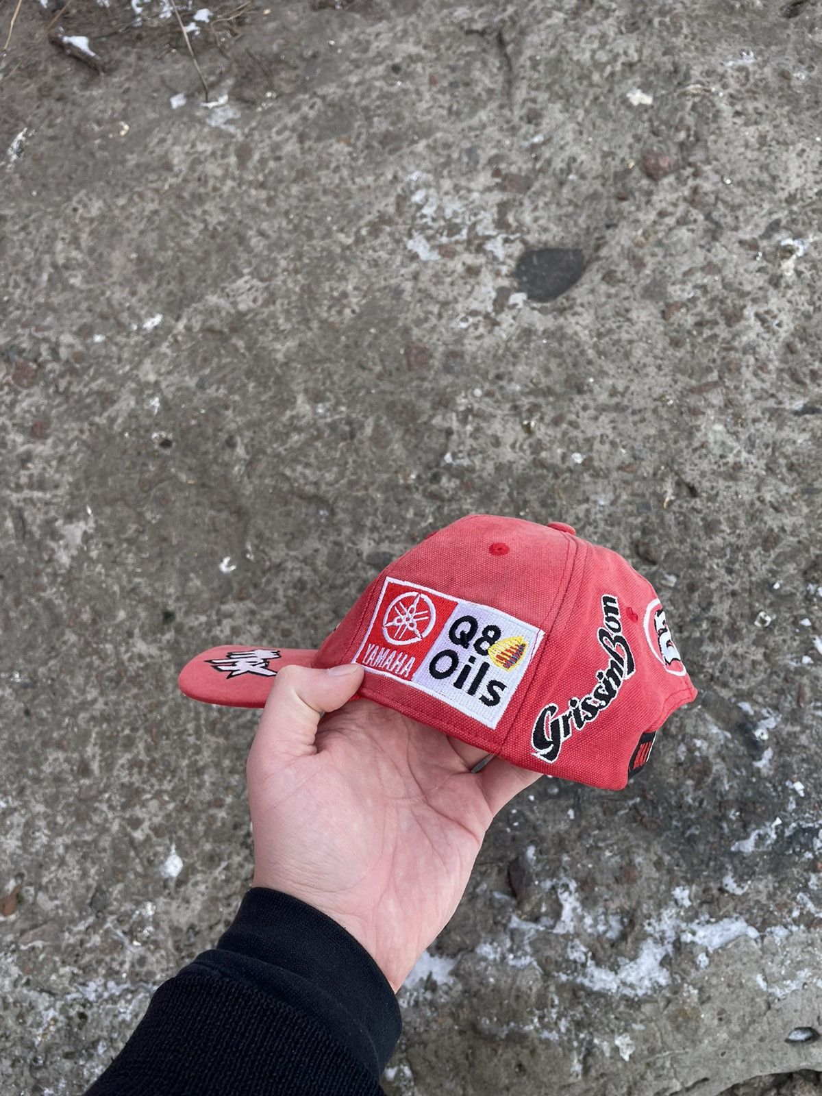 Yamaha Vintage Yamaha Max Biaggi Grand Prix Racing Hat Cap Size ONE SIZE - 4 Thumbnail