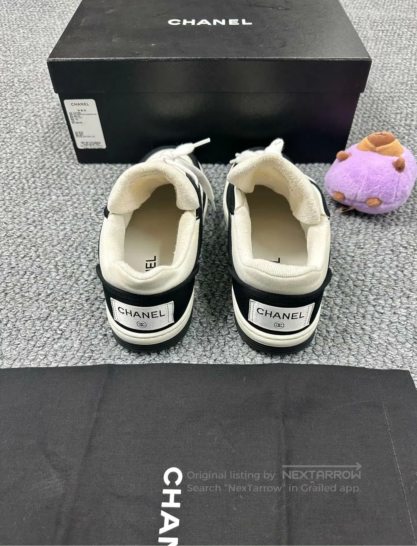 Chanel Chanel Panda Embroidery Logo Leisure Sneakers| Size US 8 / IT 38 - 4 Thumbnail
